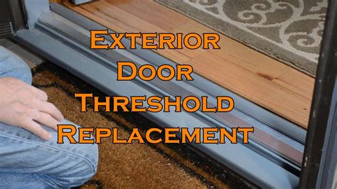 how to change door threshold